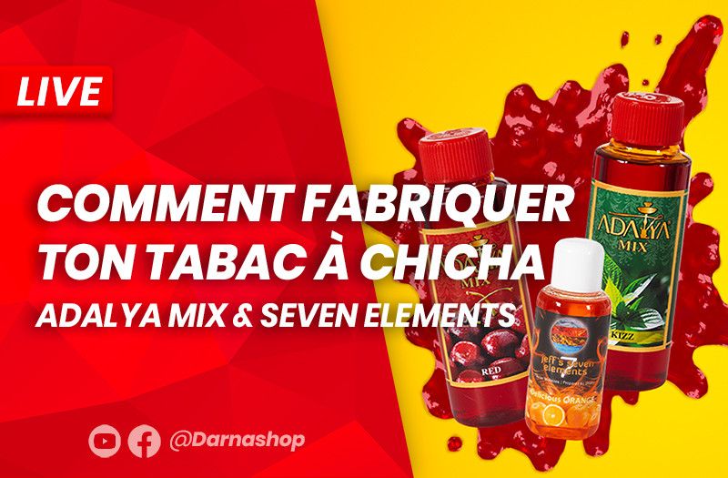 Comment fabriquer mon tabac à chicha avec la glycérine Adalya mix?